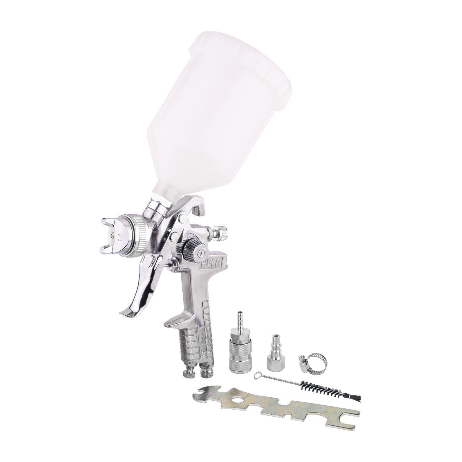 Spray Gun Hvlp 1.4mm Nozzle With Female Connector & Universal Coupler